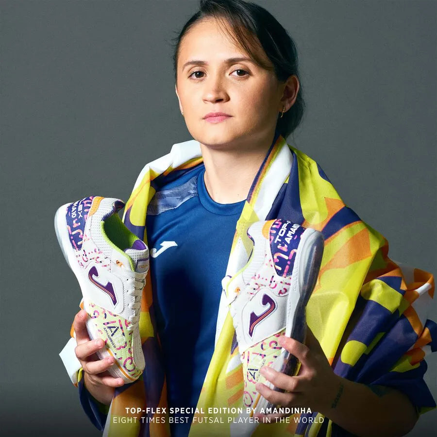 Chuteira de Futsal Joma Top Flex Amandinha Feminina